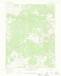 Download a high-resolution, GPS-compatible USGS topo map for Spruce Mountain, CO (1971 edition)