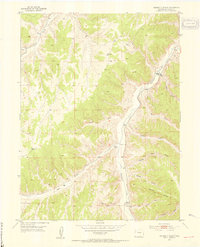 Download a high-resolution, GPS-compatible USGS topo map for Square S Ranch, CO (1954 edition)