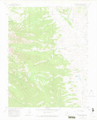 Download a high-resolution, GPS-compatible USGS topo map for Squirrel Creek, CO (1975 edition)