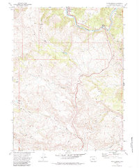 Download a high-resolution, GPS-compatible USGS topo map for State Bridge, CO (1985 edition)