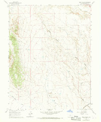 preview thumbnail of historical topo map of Pueblo County, CO in 1961