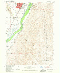 1951 Map of Sterling, CO, 1969 Print
