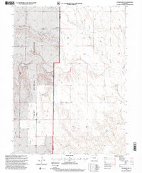 preview thumbnail of historical topo map of Logan County, CO in 1997