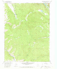 preview thumbnail of historical topo map of Grand County, CO in 1958