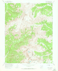 preview thumbnail of historical topo map of Archuleta County, CO in 1966
