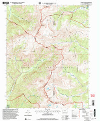 preview thumbnail of historical topo map of Archuleta County, CO in 2001