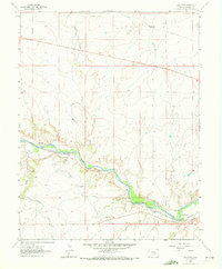Download a high-resolution, GPS-compatible USGS topo map for Swallows, CO (1972 edition)
