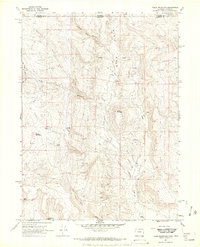 preview thumbnail of historical topo map of Larimer County, CO in 1967