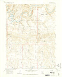 Download a high-resolution, GPS-compatible USGS topo map for Tanks Peak, CO (1965 edition)