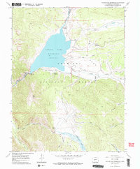 Download a high-resolution, GPS-compatible USGS topo map for Taylor Park Reservoir, CO (1971 edition)