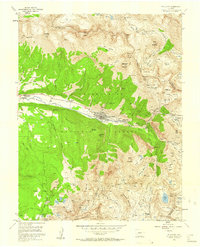 Download a high-resolution, GPS-compatible USGS topo map for Telluride, CO (1960 edition)