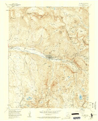 Download a high-resolution, GPS-compatible USGS topo map for Telluride, CO (1960 edition)