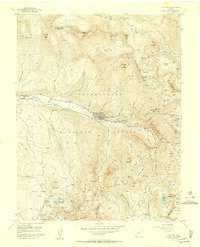 preview thumbnail of historical topo map of Telluride, CO in 1955