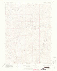 Download a high-resolution, GPS-compatible USGS topo map for Texas Mountain, CO (1968 edition)
