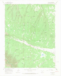 Download a high-resolution, GPS-compatible USGS topo map for The Glade, CO (1968 edition)