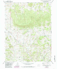 Download a high-resolution, GPS-compatible USGS topo map for Thirtynine Mile Mountain, CO (1985 edition)