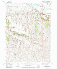 Download a high-resolution, GPS-compatible USGS topo map for Thornburgh Gulch, CO (1985 edition)