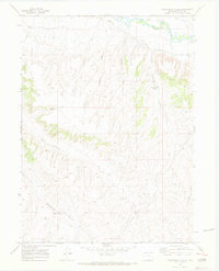 Download a high-resolution, GPS-compatible USGS topo map for Thornburgh Gulch, CO (1972 edition)