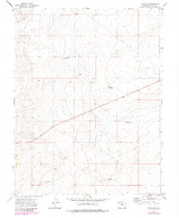 Download a high-resolution, GPS-compatible USGS topo map for Timpas NW, CO (1985 edition)
