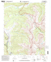 preview thumbnail of historical topo map of Gunnison County, CO in 1994