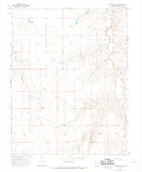 preview thumbnail of historical topo map of Bent County, CO in 1966