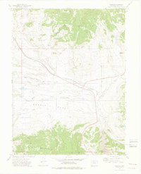 Download a high-resolution, GPS-compatible USGS topo map for Toponas, CO (1976 edition)