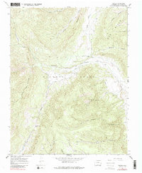 Download a high-resolution, GPS-compatible USGS topo map for Torres, CO (1986 edition)