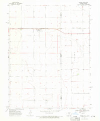 Download a high-resolution, GPS-compatible USGS topo map for Towner, CO (1971 edition)