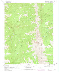 Download a high-resolution, GPS-compatible USGS topo map for Trinchera Peak, CO (1982 edition)