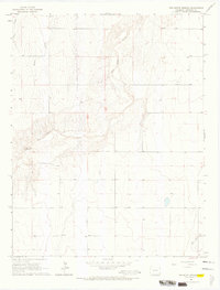 preview thumbnail of historical topo map of Prowers County, CO in 1966
