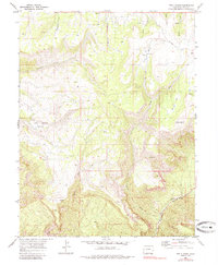 Download a high-resolution, GPS-compatible USGS topo map for Two V Basin, CO (1985 edition)