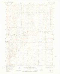 historical topo map of Logan County, CO in 1962