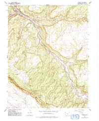 Download a high-resolution, GPS-compatible USGS topo map for Uravan, CO (1992 edition)