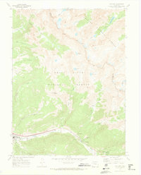 preview thumbnail of historical topo map of Eagle County, CO in 1970