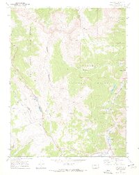 preview thumbnail of historical topo map of Summit County, CO in 1970
