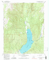 Download a high-resolution, GPS-compatible USGS topo map for Vallecito Reservoir, CO (1983 edition)