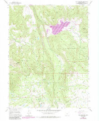 Download a high-resolution, GPS-compatible USGS topo map for Vega Reservoir, CO (1984 edition)