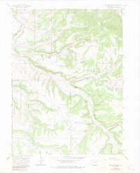 Download a high-resolution, GPS-compatible USGS topo map for Vermillion Mesa, CO (1981 edition)
