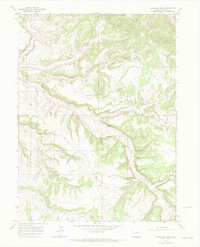 Download a high-resolution, GPS-compatible USGS topo map for Vermillion Mesa, CO (1970 edition)