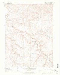 Download a high-resolution, GPS-compatible USGS topo map for Vermillion Mesa, CO (1970 edition)