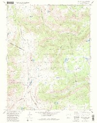 preview thumbnail of historical topo map of Conejos County, CO in 1984