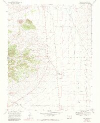 1967 Map of Villa Grove, 1984 Print