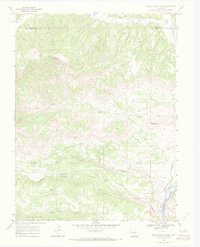 Download a high-resolution, GPS-compatible USGS topo map for Wagon Track Ridge, CO (1972 edition)