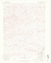 preview thumbnail of historical topo map of Mesa County, CO in 1968