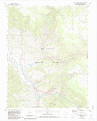 Download a high-resolution, GPS-compatible USGS topo map for Wagon Wheel Gap, CO (1986 edition)