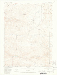 Download a high-resolution, GPS-compatible USGS topo map for Walton Peak, CO (1965 edition)