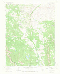 preview thumbnail of historical topo map of Montrose County, CO in 1963