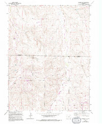 Download a high-resolution, GPS-compatible USGS topo map for Watkins SE, CO (1994 edition)