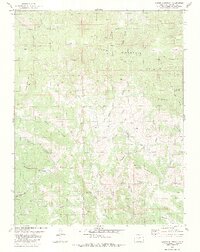 preview thumbnail of historical topo map of Fremont County, CO in 1983