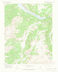 Download a high-resolution, GPS-compatible USGS topo map for Weminuche Pass, CO (1967 edition)